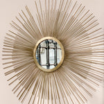 Mirror, Sunburst - Danshire Market and Design , dramatic sunburst design ,  Metal and Glass   Dimensions: 32" DIA