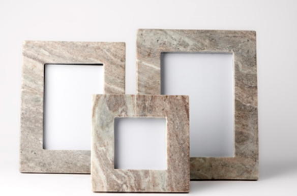 Frame, Brown Marble 4"x6" - Danshire Market and Design 