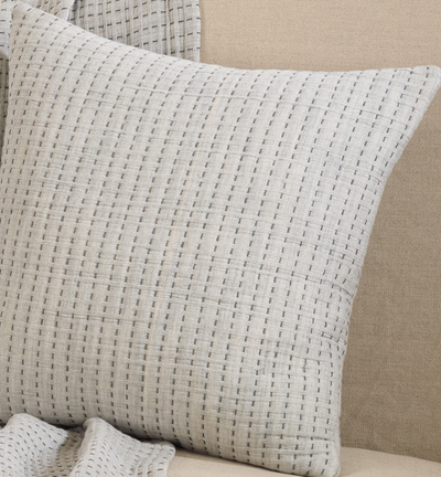 Pillow, Stitched Grey - Danshire Market and Design 