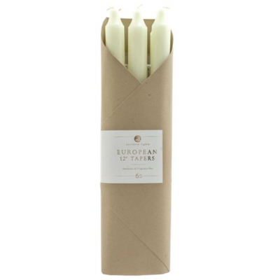 European Tapers 12" - 6 Piece Combo Pack - Danshire Market and Design 