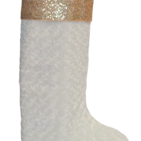 Standing Stocking, Gold & Fur - Danshire Market and Design 