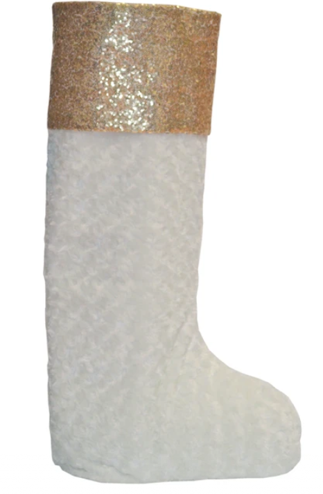Standing Stocking, Gold & Fur - Danshire Market and Design 