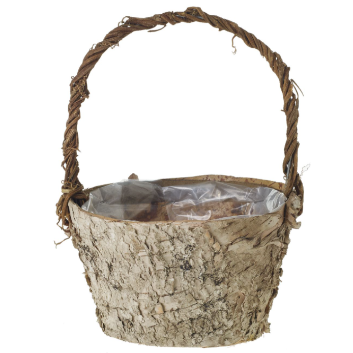Birch Basket - Danshire Market and Design , easter decor, wooden easter basket 