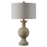 Lamp, Ellis - Danshire Market and Design , replicated stone-like finish enhances any interior, giving it a touch of elegance., 30" High 