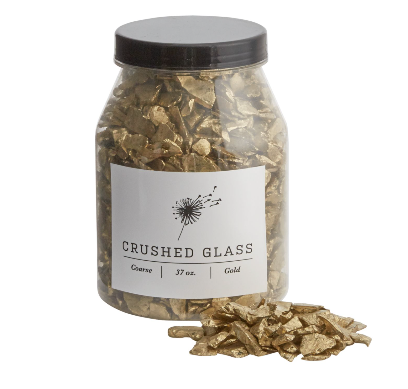 Crushed Gold Glass - Danshire Market and Design 