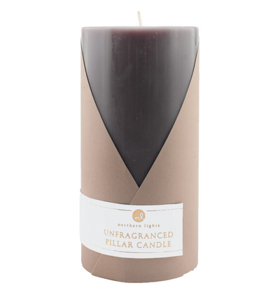 Unfragranced Candle Pillar - Barnwood - Danshire Market and Design 