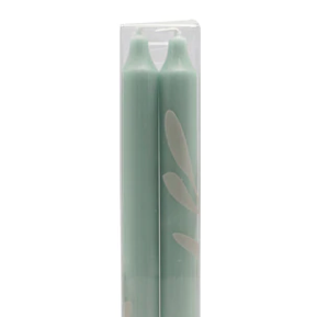 pistachio candle taper, northern lights