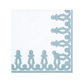 Cocktail Napkins - Dessin Passementerie Stone Blue - Danshire Market and Design 