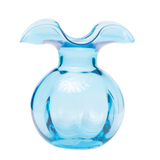 Hibiscus Glass Vase - Aqua - Danshire Market and Design 