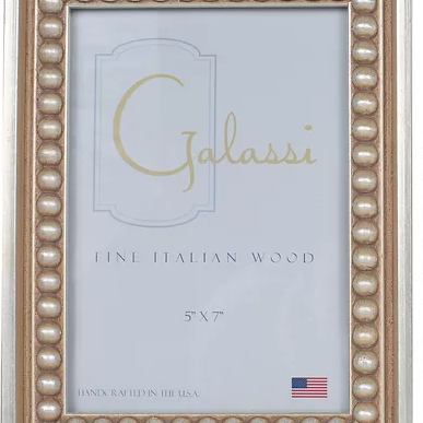 ELEANOR PICTURE FRAME, GOLD FROM F.G. GALASSI