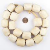 Beads, Bone ( Barrel) - Danshire Market and Design 