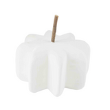 White Wooden Pumpkin - Danshire Market and Design 