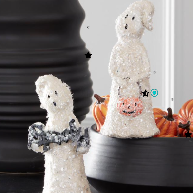 Glitter Halloween Ghost - Danshire Market and Design 