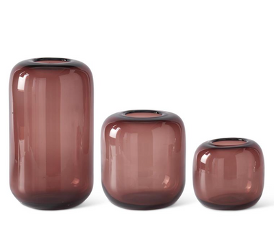 Vase, Burgundy Bordeaux - Danshire Market and Design 