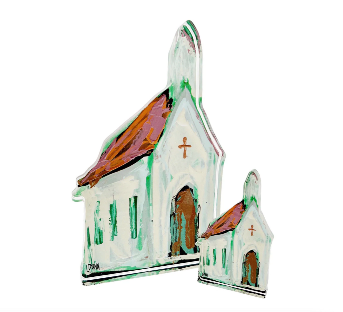 Acrylic Church - Copper Top - Danshire Market and Design 