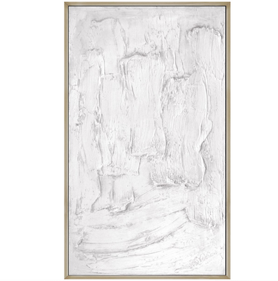 Fresco Artwork in Laguna Silver 24" x 40" - Danshire Market and Design 