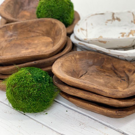 Biscuit Bowl - Danshire Market and Design , small wooden dough bowls