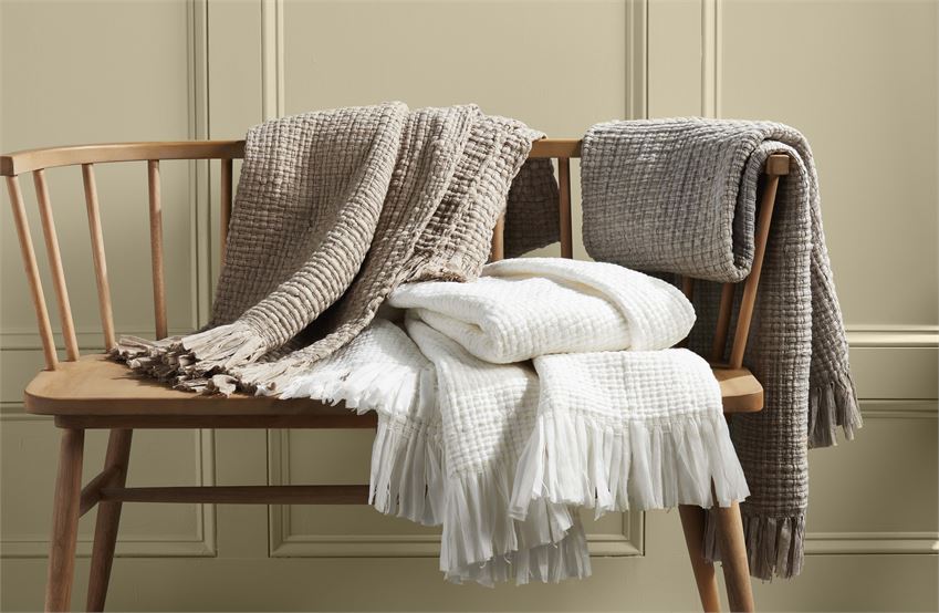 Lillie Fringe Blanket - Danshire Market and Design 