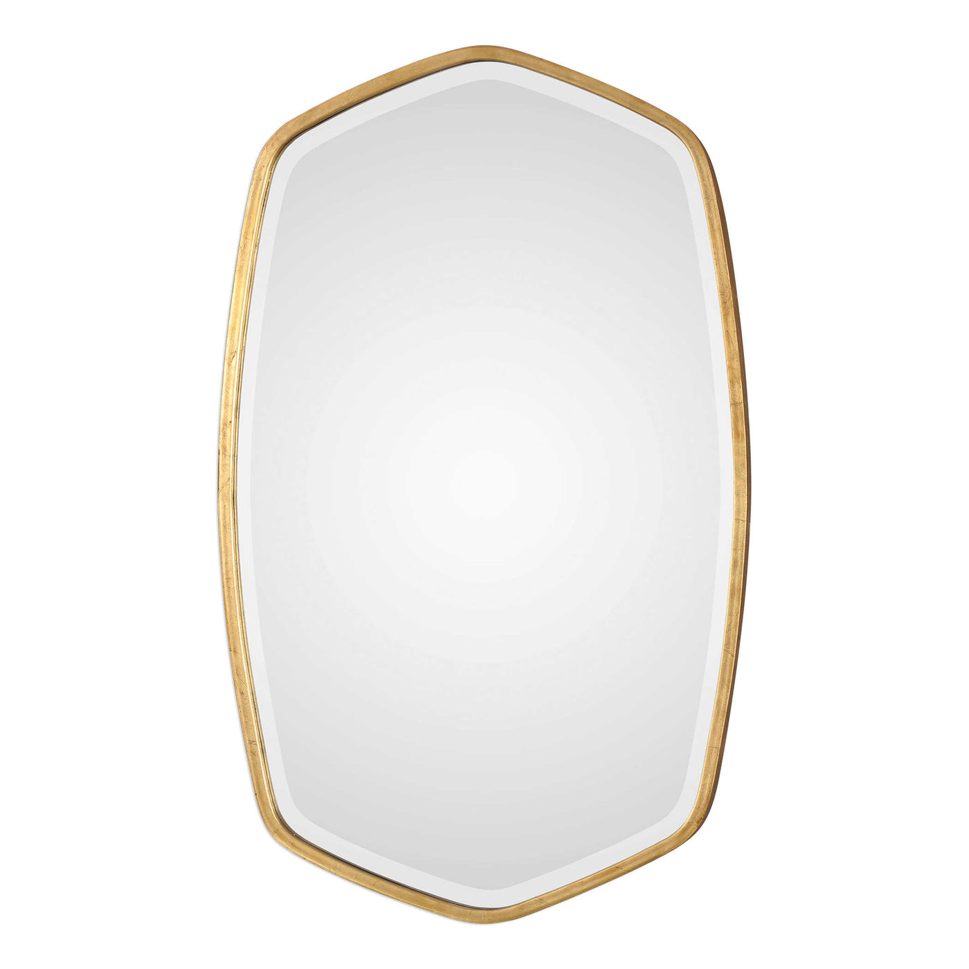 Duronia Mirror - delicate gold leaf mirror : 22" x 32"