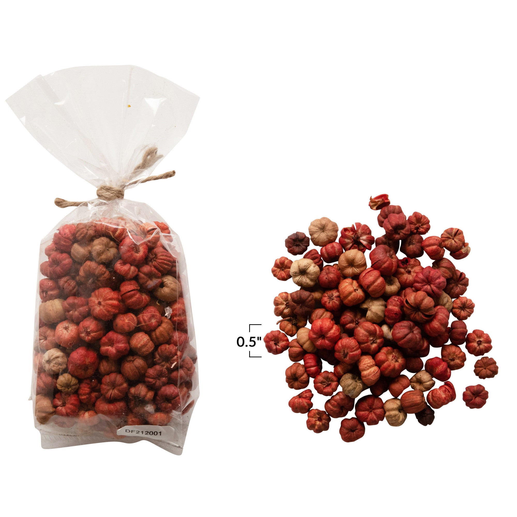 Dried Pumpkin Pods in Bag - Fall Colors - Danshire Market and Design 