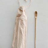 Brass Cocktail Spoon - Danshire Market and Design , dainty matte gold cocktail spoon