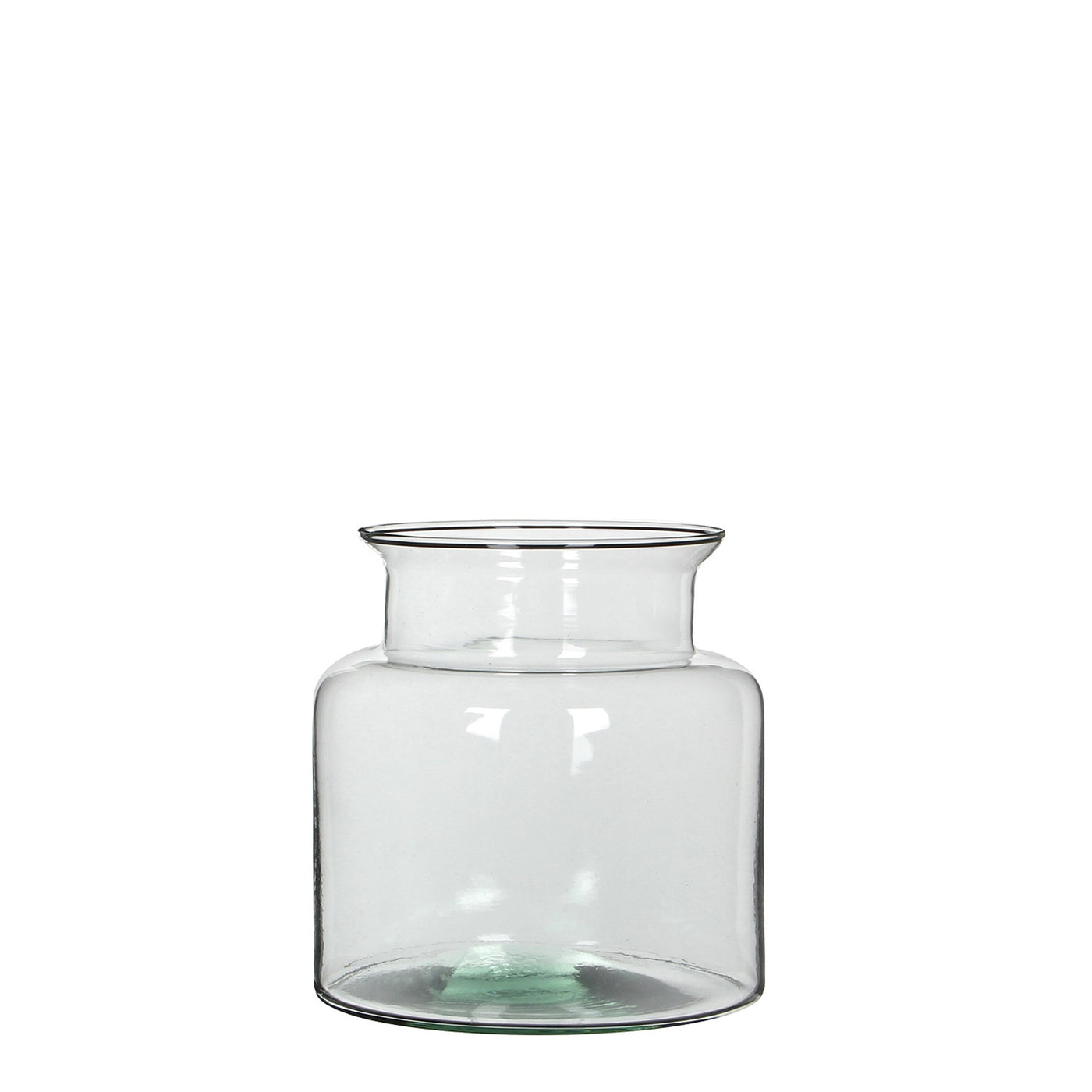 Mathew Vase - Danshire Market and Design , beautiful handmade, 100% recycled glass vase, wide mouth glass vase