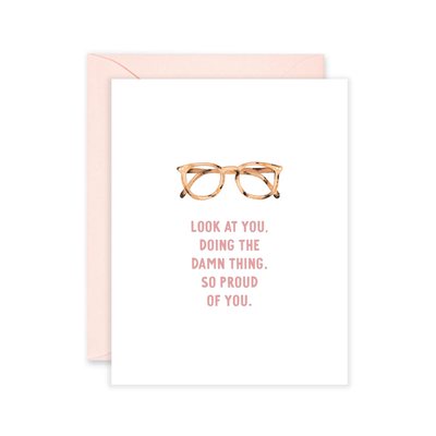 Card, Proud of You Glasses - Danshire Market and Design 