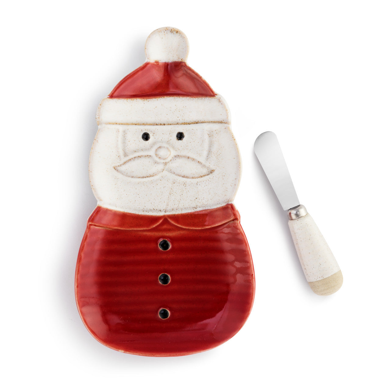 Santa Plate w/ Spreader - Danshire Market and Design 