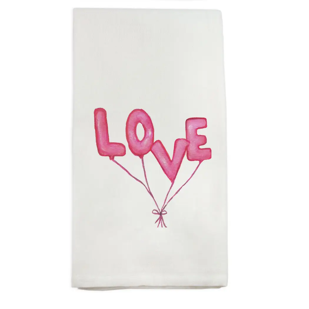 Handtowel, Love Balloons - Danshire Market and Design 