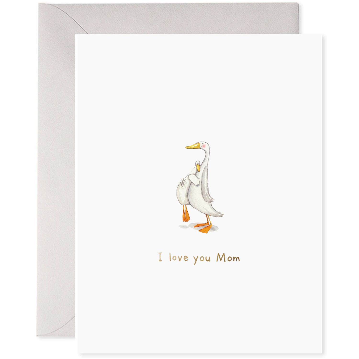 Card, I Love You Mom (Ducks) - Danshire Market and Design 