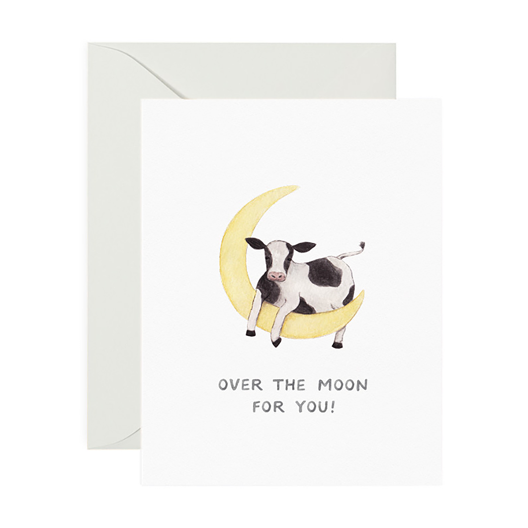Card, Over the Moon (Baby) - Danshire Market and Design 
