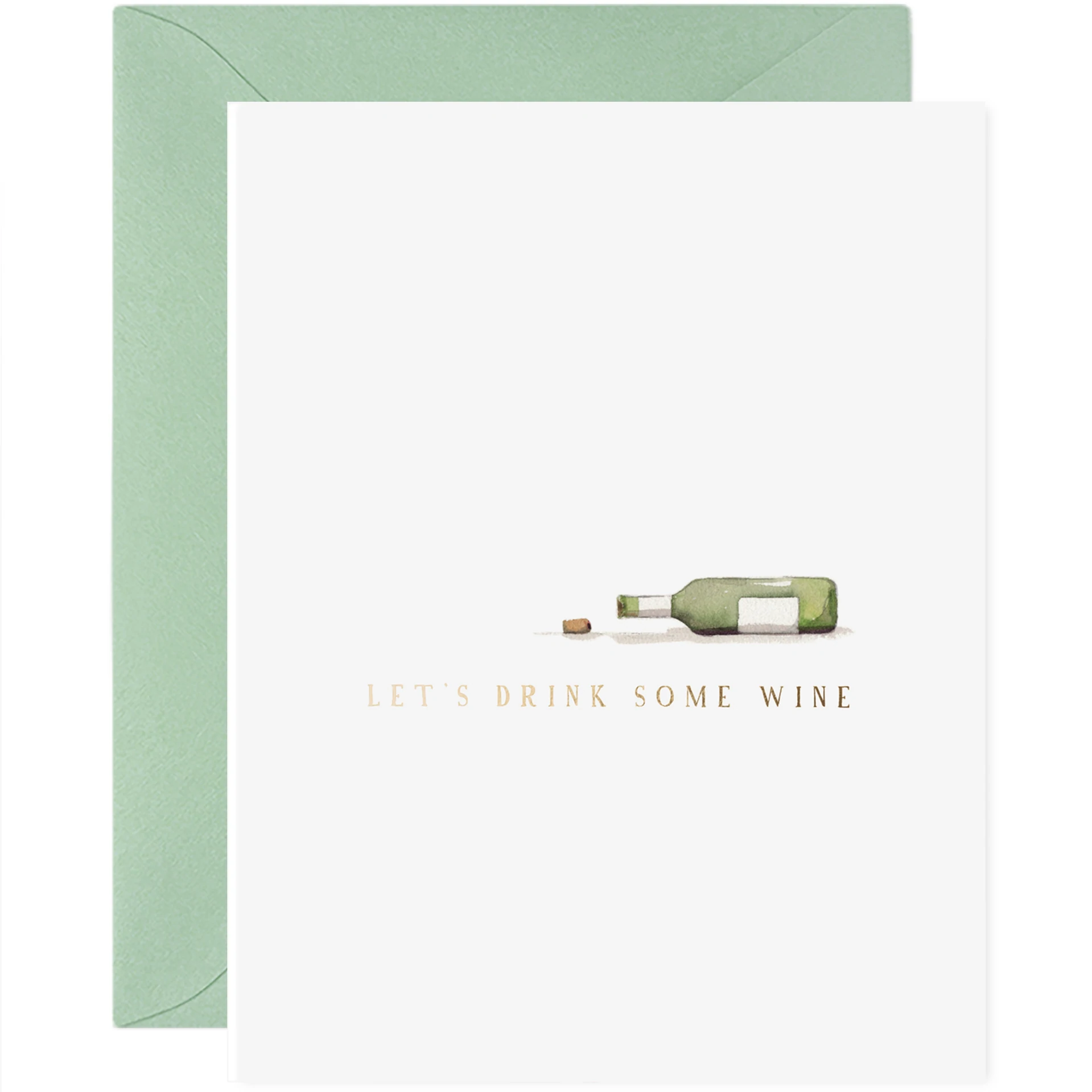 Card, Drink Wine - Danshire Market and Design 