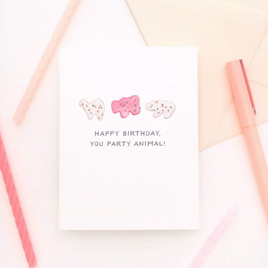 Card, Party Animal Birthday - Danshire Market and Design 