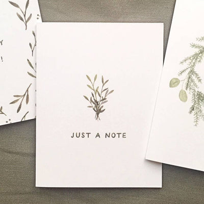 Card, Greenery Everyday Note - Danshire Market and Design 