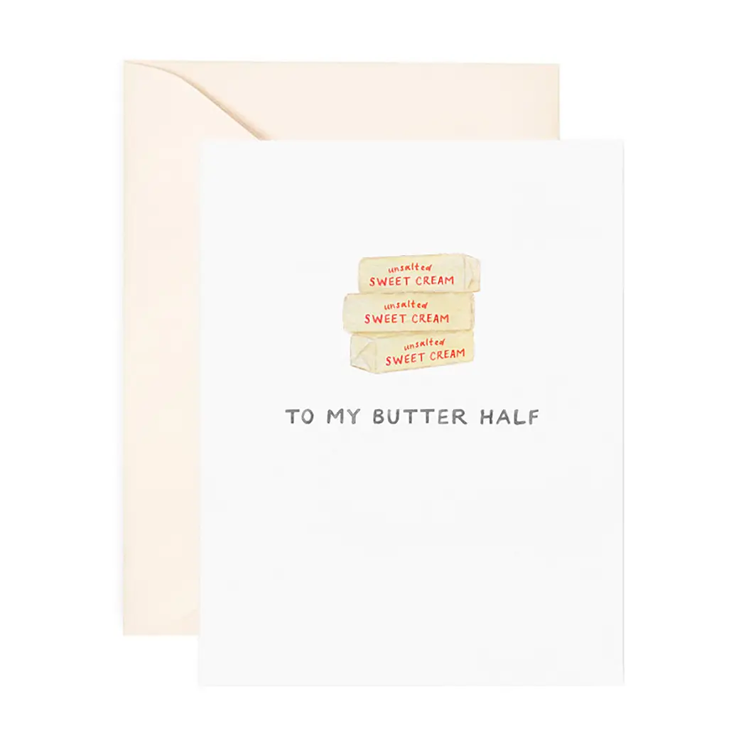 Card, To My Butter Half - Danshire Market and Design 