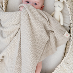 chevron knit baby blanket and lovey, cream baby blanket, baby lovey
