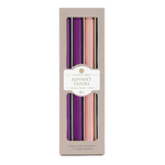 European Tapers - 12" Advent Tapers (4 Pack) - Danshire Market and Design 