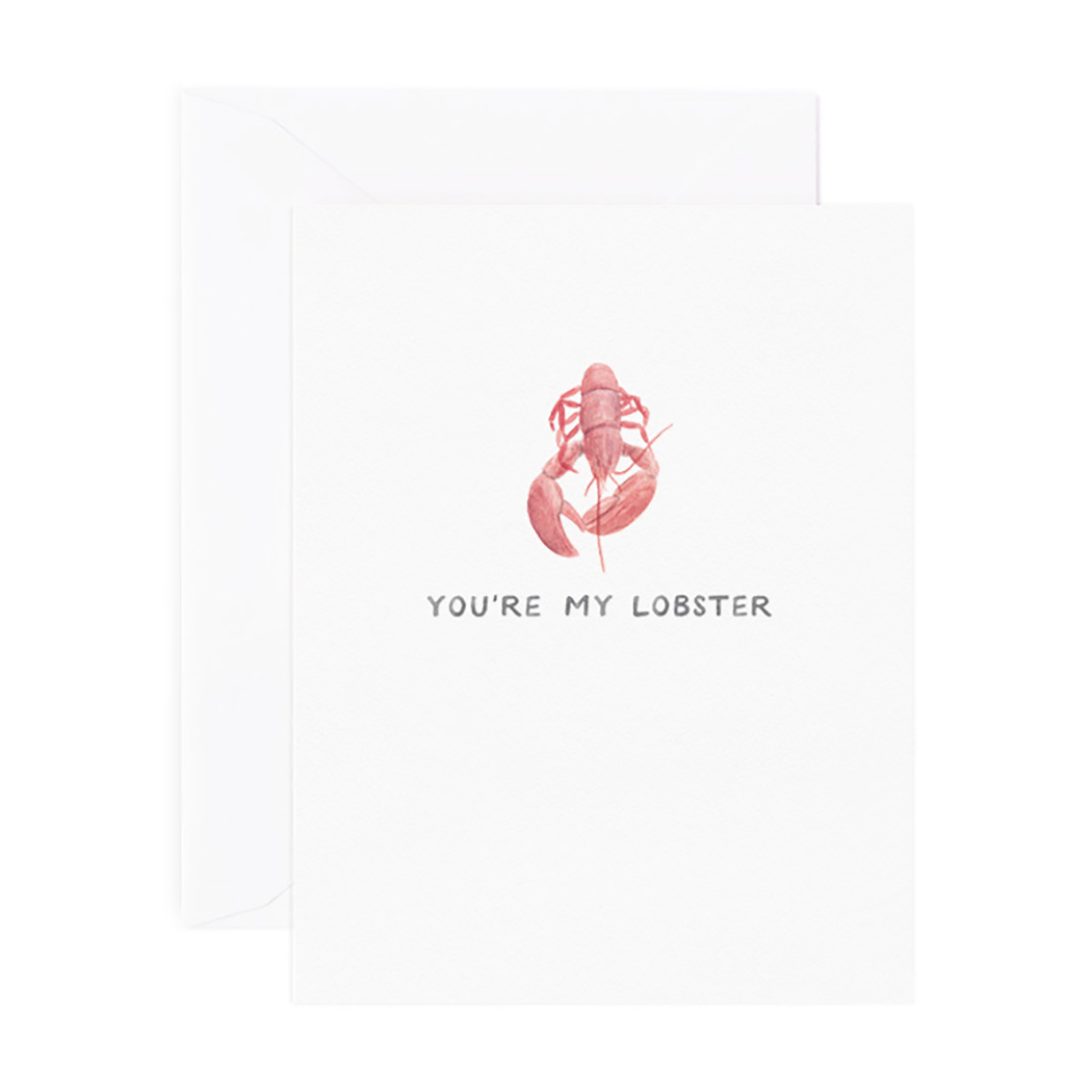 Card, You're My Lobster - Danshire Market and Design 