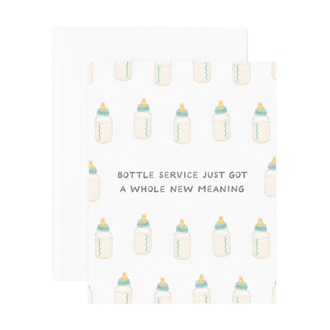Card, Bottle Service (Baby) - Danshire Market and Design 