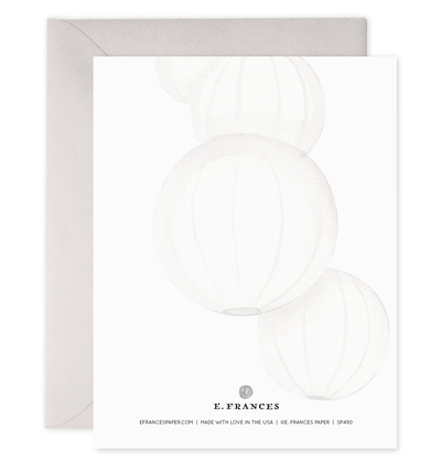 Card, Wedding Lanterns - Danshire Market and Design 